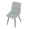 Jídelní židle, šedá, látka, DCL-L1094 SIL2