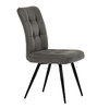 Jídelní židle, šedá, látka vintage, DCL-D1250 GREY3