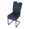 Jídelní židle, modrá, látka, DCL-E2008 BLUE2