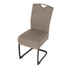 Jídelní židle, béžová, látka, DCL-E2008 CRM2