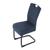 Jídelní židle, modrá, látka, DCL-E2008 BLUE2