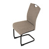Jídelní židle, béžová, látka, DCL-E2008 CRM2