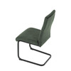 Jídelní židle, zelená, samet vintage, DCL-D1275 GRN4