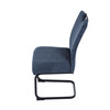 Jídelní židle, modrá, látka, DCL-E2008 BLUE2