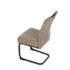 Jídelní židle, béžová, látka, DCL-E2008 CRM2