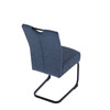 Jídelní židle, modrá, látka, DCL-E2008 BLUE2