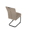 Jídelní židle, béžová, látka, DCL-E2008 CRM2