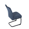 Jídelní židle, modrá, látka, DCL-E2008 BLUE2