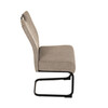 Jídelní židle, béžová, látka, DCL-E2008 CRM2