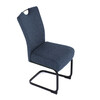 Jídelní židle, modrá, látka, DCL-E2008 BLUE2