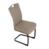 Jídelní židle, béžová, látka, DCL-E2008 CRM2