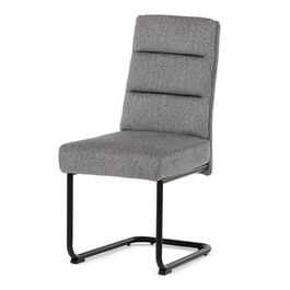 Jídelní židle, šedá, látka, DCL-P3107 SIL2