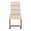 Jídelní židle, béžová, látka, DCL-P3107 CRM2