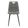 Jídelní židle, šedá, látka, DCL-V2017 GREY2