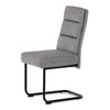 Jídelní židle, šedá, látka, DCL-P3107 SIL2
