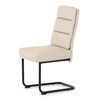 Jídelní židle, béžová, látka, DCL-P3107 CRM2