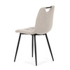 Jídelní židle, béžová, látka, DCL-V2017 CRM2