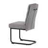 Jídelní židle, šedá, látka, DCL-P3107 SIL2