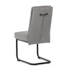 Jídelní židle, šedá, látka, DCL-P3107 SIL2