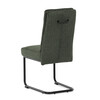 Jídelní židle, zelená, látka, DCL-P3107 GRN2
