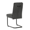 Jídelní židle, šedá, látka, DCL-P3107 GREY2