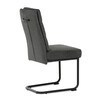 Jídelní židle, šedá, látka, DCL-P3107 GREY2