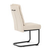 Jídelní židle, béžová, látka, DCL-P3107 CRM2