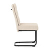 Jídelní židle, béžová, látka, DCL-P3107 CRM2