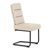 Jídelní židle, béžová, látka, DCL-P3107 CRM2