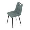 Jídelní židle, zelená, látka, DCL-V2017 GRN2