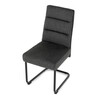 Jídelní židle, šedá, látka, DCL-P3107 GREY2