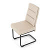 Jídelní židle, béžová, látka, DCL-P3107 CRM2
