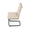 Jídelní židle, béžová, látka, DCL-P3107 CRM2