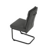 Jídelní židle, šedá, látka, DCL-P3107 GREY2