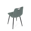 Jídelní židle, zelená, látka, DCL-V2017 GRN2