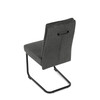 Jídelní židle, šedá, látka, DCL-P3107 GREY2