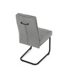 Jídelní židle, šedá, látka, DCL-P3107 SIL2