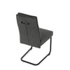 Jídelní židle, šedá, látka, DCL-P3107 GREY2