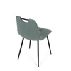 Jídelní židle, zelená, látka, DCL-V2017 GRN2