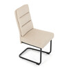 Jídelní židle, béžová, látka, DCL-P3107 CRM2
