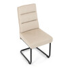 Jídelní židle, béžová, látka, DCL-P3107 CRM2