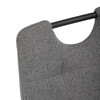 Jídelní židle, šedá, látka, DCL-V2017 GREY2