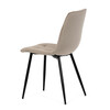 Jídelní židle, béžová, sametová látka, DCL-X7015 CAP2