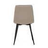 Jídelní židle, béžová, sametová látka, DCL-X7015 CAP2