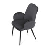 Jídelní židle, šedá, sametová látka, DCL-X7129 GREY2