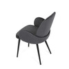 Jídelní židle, šedá, sametová látka, DCL-X7129 GREY2