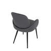 Jídelní židle, šedá, sametová látka, DCL-X7129 GREY2