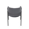 Jídelní židle, šedá, sametová látka, DCL-X7130 GREY2