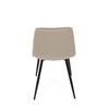 Jídelní židle, béžová, sametová látka, DCL-X7015 CAP2