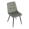 Jídelní židle, zelená, sametová látka, DCL-X7015 GRN2